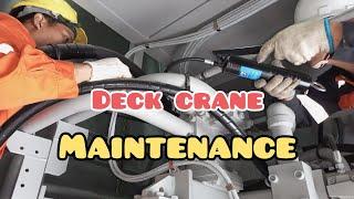 Crane maintenance #marineengineer  #documentary  #seamanlife