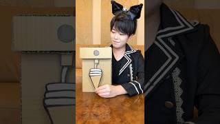 CARDBOARD SOFT CREAM MACHINE！#asmr