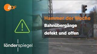 Bahn lässt Schranken offen  Hammer der Woche vom 18.11.23  ZDF