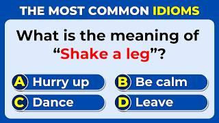 English Idioms Quiz  Can You Score 5050? #challenge 05