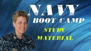 Navy Boot Camp Study Material  How Do You Learn? What Do You Need To Study?