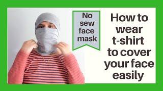 Ronit Roy shared how to cover your face easily with t-shirt  No sew face mask  No scissor no sew