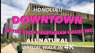 Downtown Honolulu Walk 592018 4K