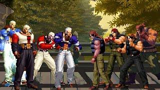 KOF Mugen Memorial  Yashiro vs Ralf  4vs4 