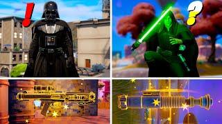 Fortnite Season 4 Bosses Luke Skywalker & Darth Vader Mythic Location Han Solo Princess Leia