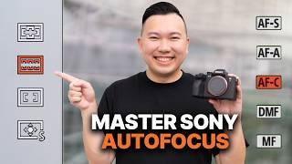 The ONLY VIDEO You Need to MASTER SONY AUTOFOCUS