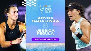 Aryna Sabalenka vs. Jessica Pegula  2023 WTA Finals Group Stage  WTA Match Highlights