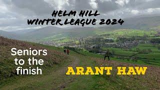 U20Sen Helm Hill Winter League 2024 Arant Haw - to the finish