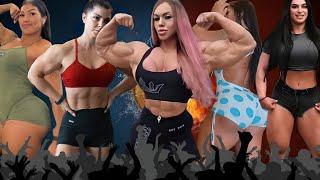 female bodybuilders on there beast mode #bodybuilding #gymlover #femalefitness #femalebodybuilding