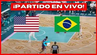  ESTADOS UNIDOS vs BRASIL EN VIVO  USA vs BRASIL EN VIVO  JUEGOS OLIMPICOS PARIS 2024 - CUARTOS