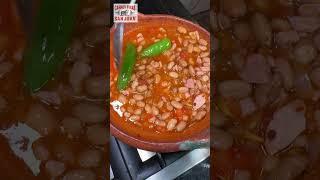 Frijoles charros express y costilla cargada a la pikin limón #shorts #receta #botana #mexico