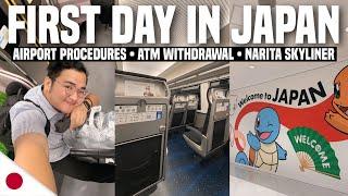 First Day In Japan  Airport Procedures + ATM Withdrawal + Narita Skyliner  Ivan de Guzman