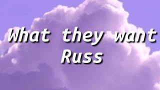 Russ - What they want - Lyrics  I swear they let me in the motherf*cking rap game