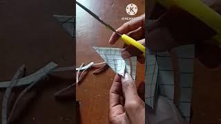 easy way craft with paper #shorts #craft