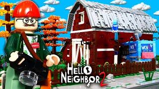 BUILDING LEGO CITY from HELLO NEIGHBOR 2 - Barn #3  LEGO MOC