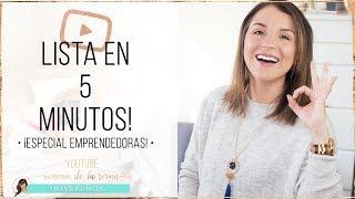 CÓMO ESTAR LISTA EN 5 MINUTOS ¡ESPECIAL PARA EMPRENDEDORAS  GRWM