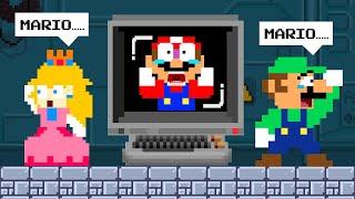 Mario Challenge HIDE and SEEK with Peach Luigi Waluigi....  Game Animation