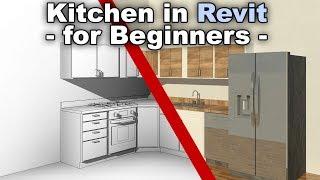 Quick Kitchen in Revit for Beginners Tutorial Revit Interior Design