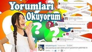 YouTube Yorumlarına Cevap Veriyorum  Cemre Melis Çınar