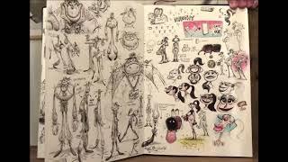 Character Design A small peek in one of my personal Sketchbooks part 6 Jeremy Hoffman