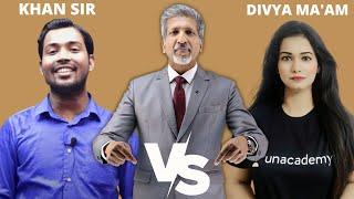 Khan Sir VS Divya Tripathi Ma’am I Youtubers Comparison I #shorts I #khansir I #divyankatripathi