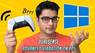 Make PS5 DualSense Controller Work WITH ADVANCED HAPTICS on Windows  PC