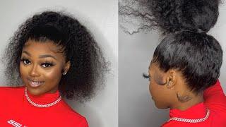 360 WIG INSTALL   How To Glue The Back Of Your Lace   WowAfrican Hair