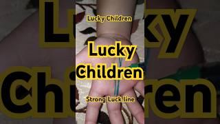 Luck line on children hand#palmistry #luck #children #palm #palmist