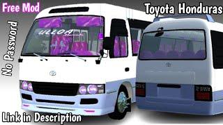 Toyota Coaster Honduras Mod Bussid - Bus Simulator Indonesia - #honduras - #toyota - #coaster