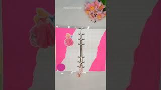 Barbie journal  Journal with Rifana art & craft #rifanaartandcraft #shorts #youtubeshorts #barbie