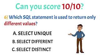 Oracle SQL Quiz - 1  Can you score 1010? 