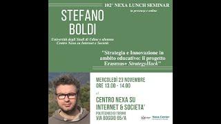 102° Nexa Lunch Seminar - Strategia e Innovazione in ambito educativo