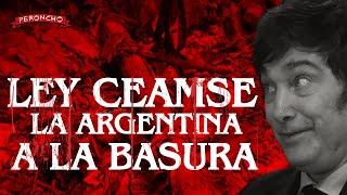 La Ley Ceamse de Milei la Argentina a la basura