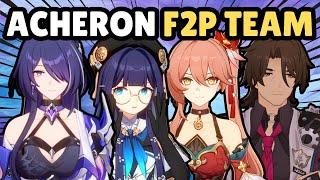 Acheron Best F2P Team Pela Guinaifen Gallagher MoC 12 Showcase F2P Honkai Star Rail