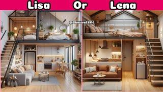 Lisa Or Lena ️️️  Bedroom - Bathroom  Choose your favourite guys ️