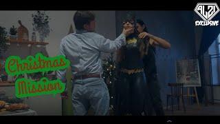 Bat G Crhistmas Mission Superheroine in peril defeated & unmasked