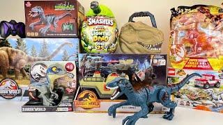 Jurassic World Unboxing Review  Crazy RC Dino Bot  Mega Dinosaur Chomping Raw Meat