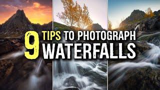 9 GREAT Tips to Photograph Waterfalls