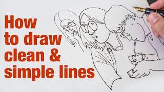 How to Draw with Clean Simple Lines