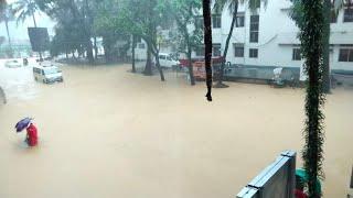 অবিরাম বৃষ্টি ফুলে ফেপে উঠছে সুরমা নদী  Surma River  Rain  Rainy season  Sylhet  News & Views