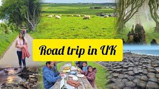 Our first road trip in UK  Game of Thrones shooting spot  Giants causeway UK Tamil vlog