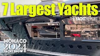 The $3 MILLION Charter  Largest Superyachts at The Monaco Yacht Show  MYS2024