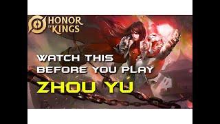 90% ZHOU YU PLAYERS DOING IT WRONG  HONOR OF KING ZHOU YU TUTRIAL GUIDE + BUILD FOR HIGHER RANK 