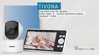 Tivona Baby Monitor 720p Vigila y Protege a tu Bebé con Tecnología Avanzada