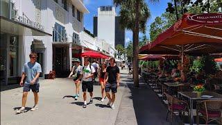 4K Lincoln Road Mall  Summer City Walking Travel Tour  Miami Beach FL  September 2024