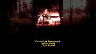 Kebakaran Melahap 1 Rumah Warga #damkar #evakuasi