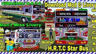  MODIFIED  HIMACHAL LOOK HRTC LIVERY  MODIFIED HRTC Mod  Bussid   Download Now 