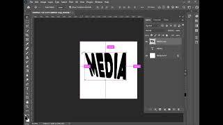 Transforming Type in Adobe Photoshop CC2021