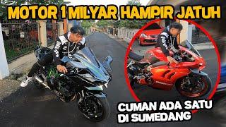 NINJA H2 AKANG MV HAMPIR JATUH CHERRY PANIK RIDING TERAKHIR DI KAMPUNG HALAMAN PENUH TRAGEDI