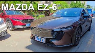 New 2024 Mazda EZ-6 EV Details Walkaround - is this gonna be better than BYD Han?